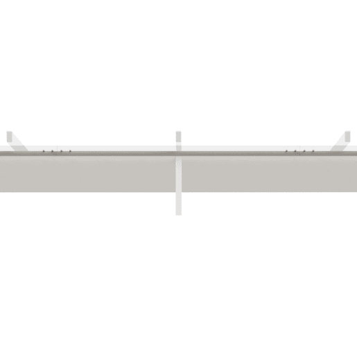 Outsunny Cobertura para Pérgola 3,5x2,5 m Teto de Substituição Retrátil para Pérgola com 10 Orifícios de Drenagem Creme