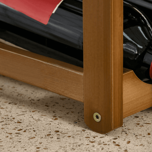 HOMCOM Suporte para 16 Garrafas de Bambu Prateleira para Garrafas de Vinho de 4 Níveis para Cozinha Sala de Jantar Bar Carga Máxima 75kg 43x23,5x38cm Marrom