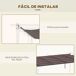 Cubierta para Pérgola Tela Poliéster Outsunny 350x260 Cubierta para Pérgola Tela Poliéster Outsunny 350x260 Crudo