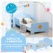 Cama para Niño MDF, Tablero Multicapa ZONEKIZ Cama para Niño MDF, Tablero Multicapa ZONEKIZ Azul