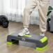 Step de Aeróbic PP HOMCOM, deportes y ocio - fitness Step de Aeróbic PP HOMCOM, deportes y ocio - fitness Verde