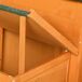 Gallinero de Madera Madera de abeto, Metal PawHut Gallinero de Madera Madera de abeto, Metal PawHut Naranja