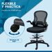 Silla de escritorio Vinsetto giratoria con soporte lumbar + reposapiés + reposabrazos negro 102-122x59x65 cm Silla de escritorio Vinsetto giratoria con soporte lumbar + reposapiés + reposabrazos negro 102-122x59x65 cm Negro