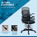 Silla de escritorio Vinsetto giratoria con soporte lumbar + reposapiés + reposabrazos negro 102-122x59x65 cm Silla de escritorio Vinsetto giratoria con soporte lumbar + reposapiés + reposabrazos negro 102-122x59x65 cm Negro