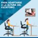 Silla de escritorio Vinsetto giratoria con soporte lumbar + reposapiés + reposabrazos negro 102-122x59x65 cm Silla de escritorio Vinsetto giratoria con soporte lumbar + reposapiés + reposabrazos negro 102-122x59x65 cm Negro