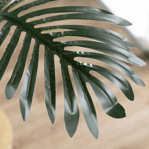 HOMCOM Planta Artificial Palmeira Areca Grande 190 cm com Vaso e 30 Folhas Decoração para Interior e Exterior Sala de Estar Escritório Ø19,5x190 cm Verde