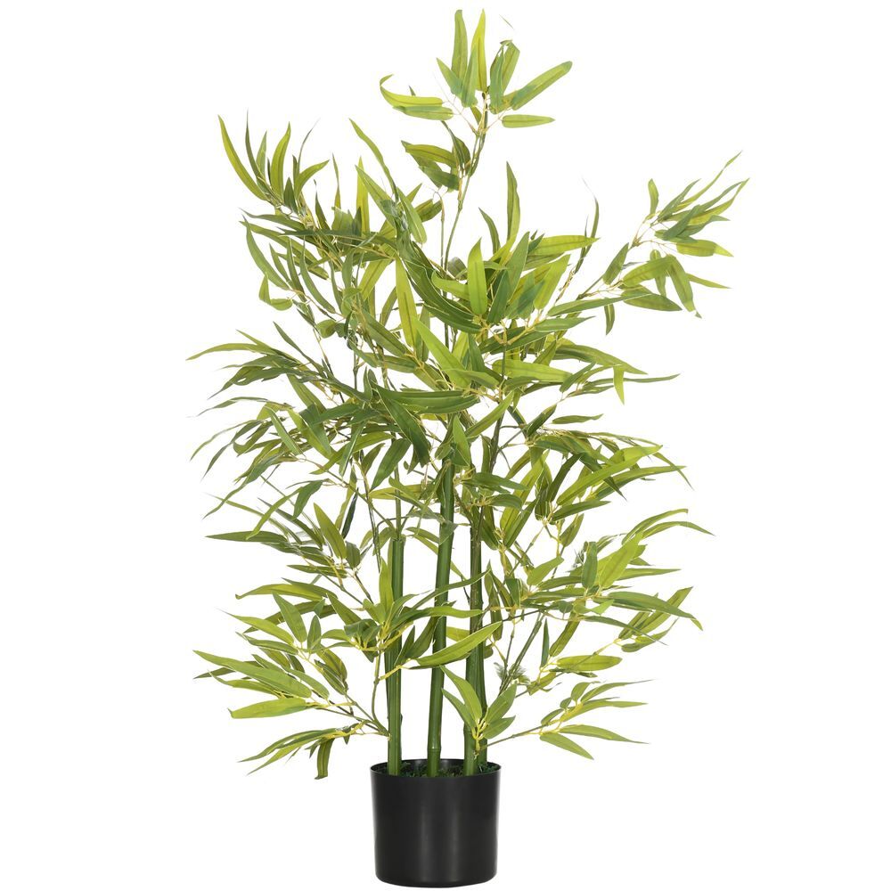 Planta Artificial PEVA, PP, Bambú HOMCOM, hogar - decoración