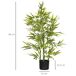 Planta Artificial PEVA, PP, Bambú HOMCOM, hogar - decoración Planta Artificial PEVA, PP, Bambú HOMCOM, hogar - decoración Verde