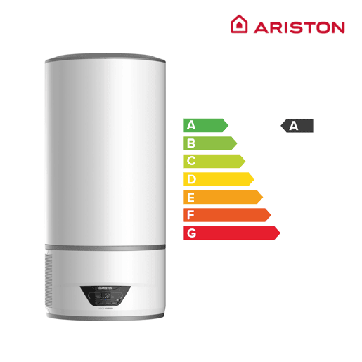 Caldeira híbrida, Ariston, Lydos Hybrid Wifi 80 litros, vertical, classe energética A