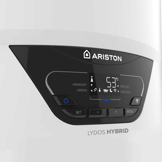 Caldeira híbrida, Ariston, Lydos Hybrid Wifi 80 litros, vertical, classe energética A