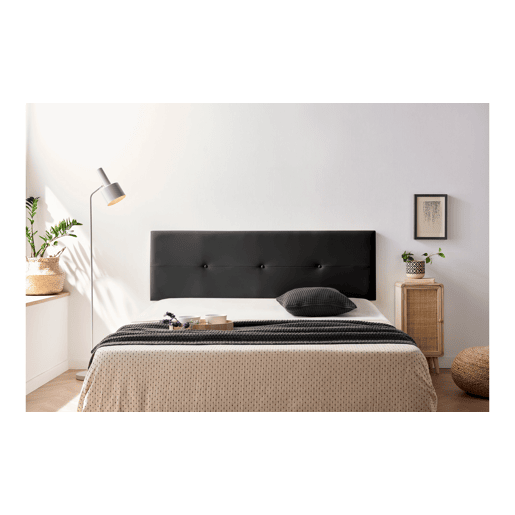 Cabeceira Estofada NAPOLI Pele Sintética 130x50x5 cm - Moonia