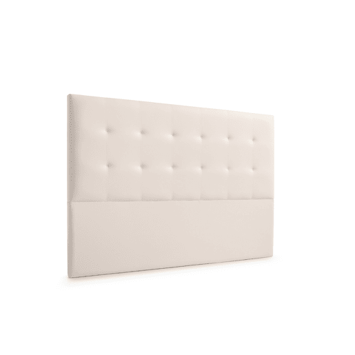 Cabeceira Estofada ASTORIA Pele Sintética 220x120x8 cm - BEGE - Moonia
