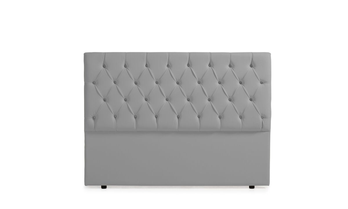 Cabecero Tapizado CAPRI Polipiel 160 Plateado