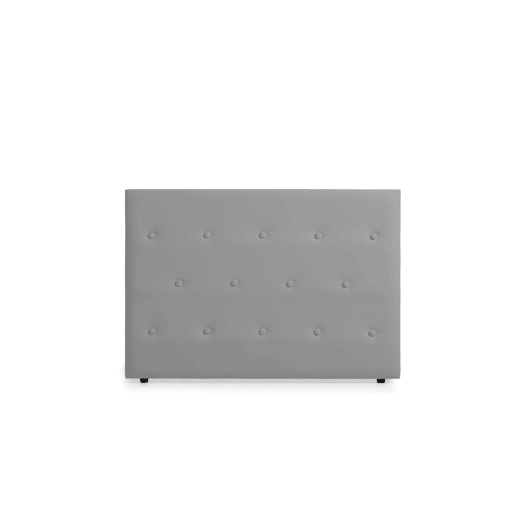 Cabeceira Estofada VENICE Pele Sintética 90x115x12 cm - Castanho - Moonia