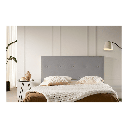 Cabeceira Estofada VENICE Pele Sintética 90x115x12 cm - Castanho - Moonia
