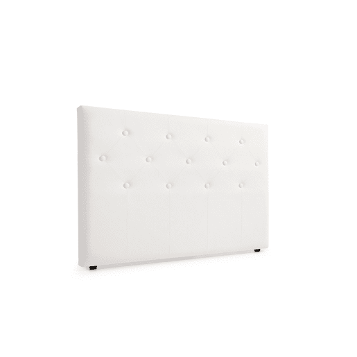 Cabeceira Estofada VICTORIA Pele Sintética 90x115x12 cm - BEGE - Moonia