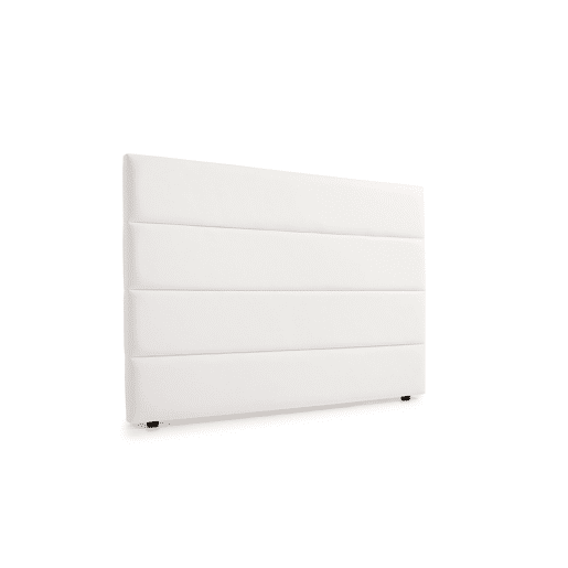 Cabeceira Estofada GENOVA Pele Sintética 160x120x8 cm - BEGE - Moonia