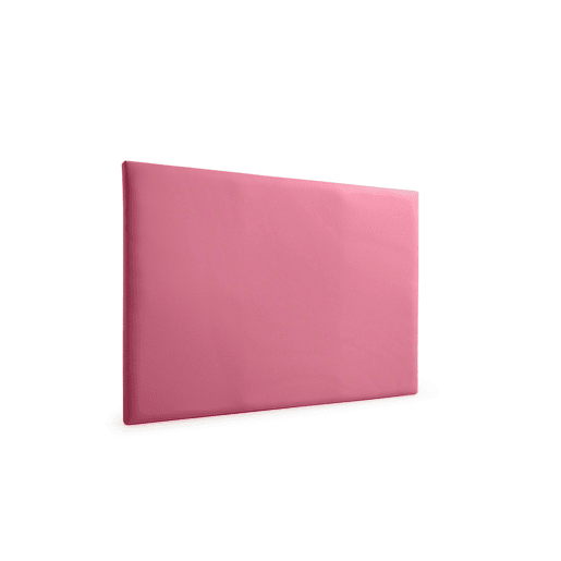Cabeceira Estofada NEUS Pele Sintética 115x120x5 cm - ROSA - Moonia