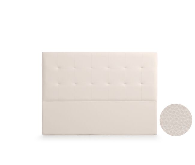 Cabecero tapizado atenea polipiel 115x120x8 cm - moonia