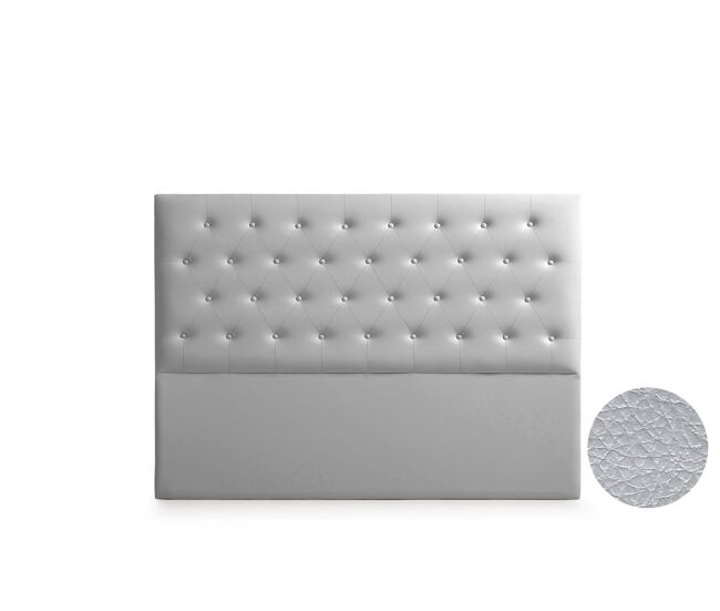Cabecero tapizado ferrara polipiel 90x120x8 cm - moonia