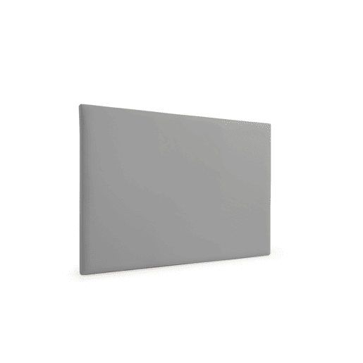 Cabeceira Estofada NEUS Pele Sintética 160x120x5 cm - Prata - Moonia