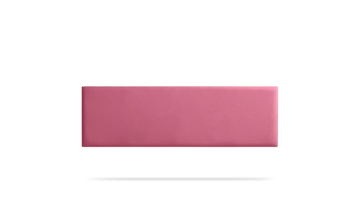 cabecero tapizado nova polipiel 145x50x5 cm - rosa - moonia
