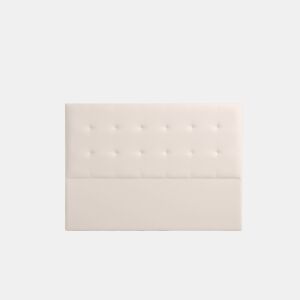 Cabeceira Estofada ASTORIA Pele Sintética 190x120x8 cm - BEGE - Moonia