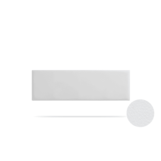 Cabeceira Estofada NOVA Pele Sintética 190x50x5 cm - BRANCO - Moonia
