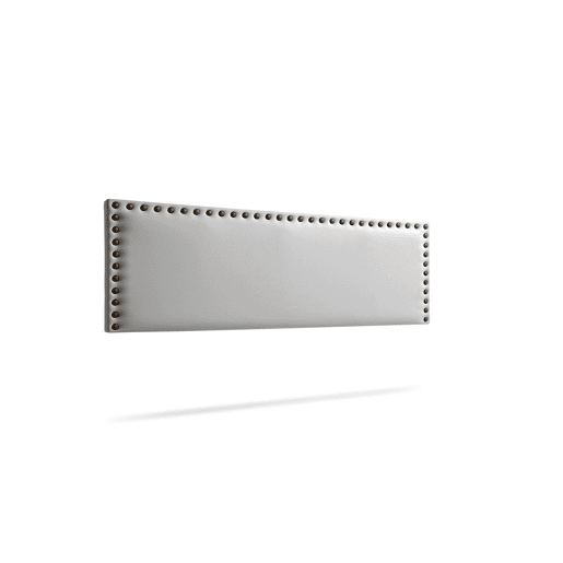 Cabeceira Estofada MODENA Pele Sintética 130x55x8 cm - Moonia