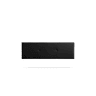 Cabeceira Estofada ALMA Pele Sintética 210x50x5 cm - PRETO - Moonia