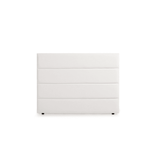 Cabeceira Estofada GENOVA Pele Sintética 90x120x8 cm - BEGE - Moonia
