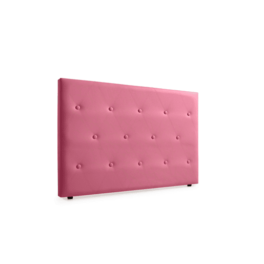 Cabeceira Estofada VENICE Pele Sintética 100x115x12 cm - CINZA CLARO - Moonia
