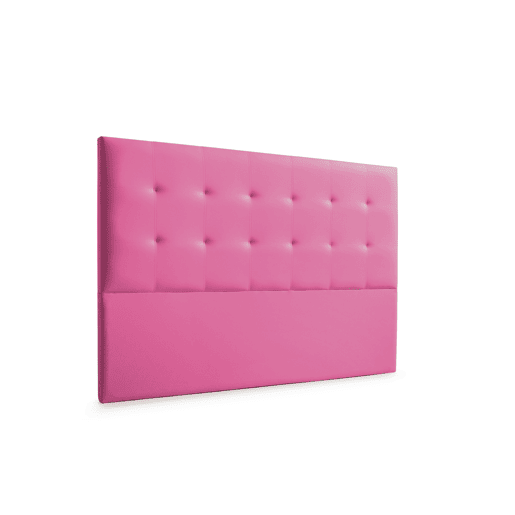 Cabeceira Estofada ASTORIA Pele Sintética 100x120x8 cm - ROSA - Moonia