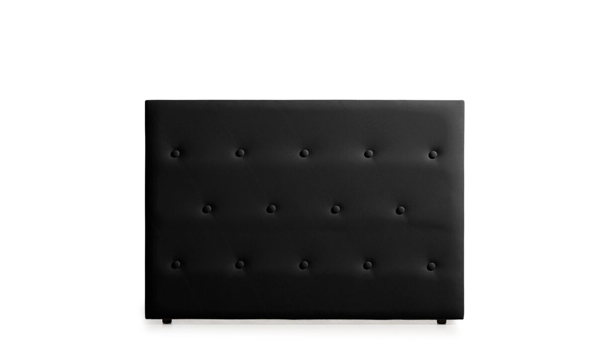 Cabecero Tapizado VENICE Polipiel 160 Negro