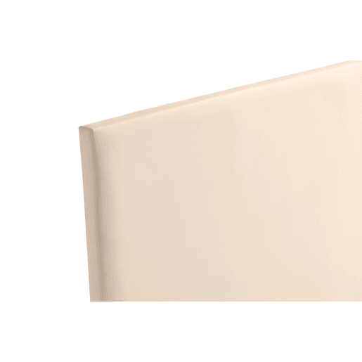 Cabeceira Estofada NEUS Pele Sintética 90x120x5 cm - BEGE - Moonia