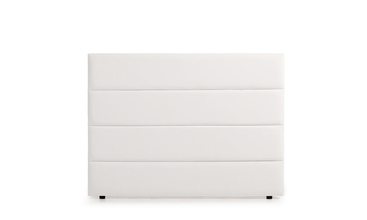 Cabecero Tapizado GENOVA Polipiel 130 Blanco