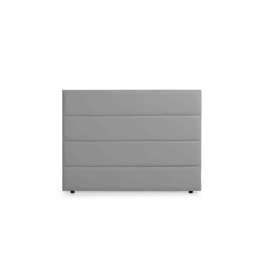 Cabeceira Estofada GENOVA Pele Sintética 160x120x8 cm - Castanho - Moonia