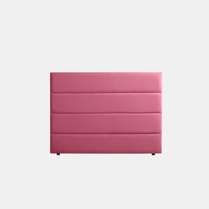 Cabeceira Estofada GENOVA Pele Sintética 170x120x8 cm - ROSA - Moonia