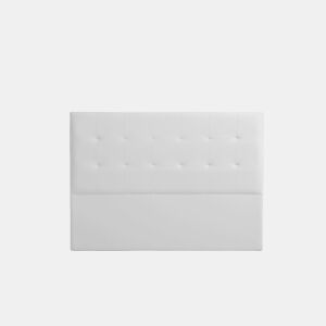 Cabeceira Estofada ATENEA Pele Sintética 100x120x8 cm - BRANCO - Moonia
