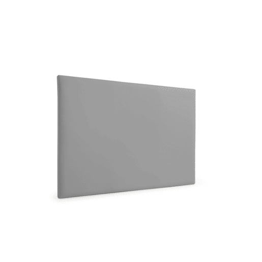 Cabeceira Estofada NEUS Pele Sintética 190x120x5 cm - Prata - Moonia