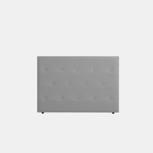 Cabeceira Estofada VENICE Pele Sintética 100x115x12 cm - Castanho - Moonia