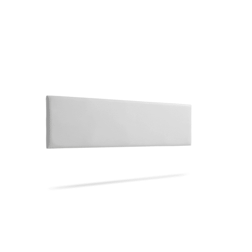 Cabeceira Estofada NOVA Pele Sintética 220x50x5 cm - BRANCO - Moonia