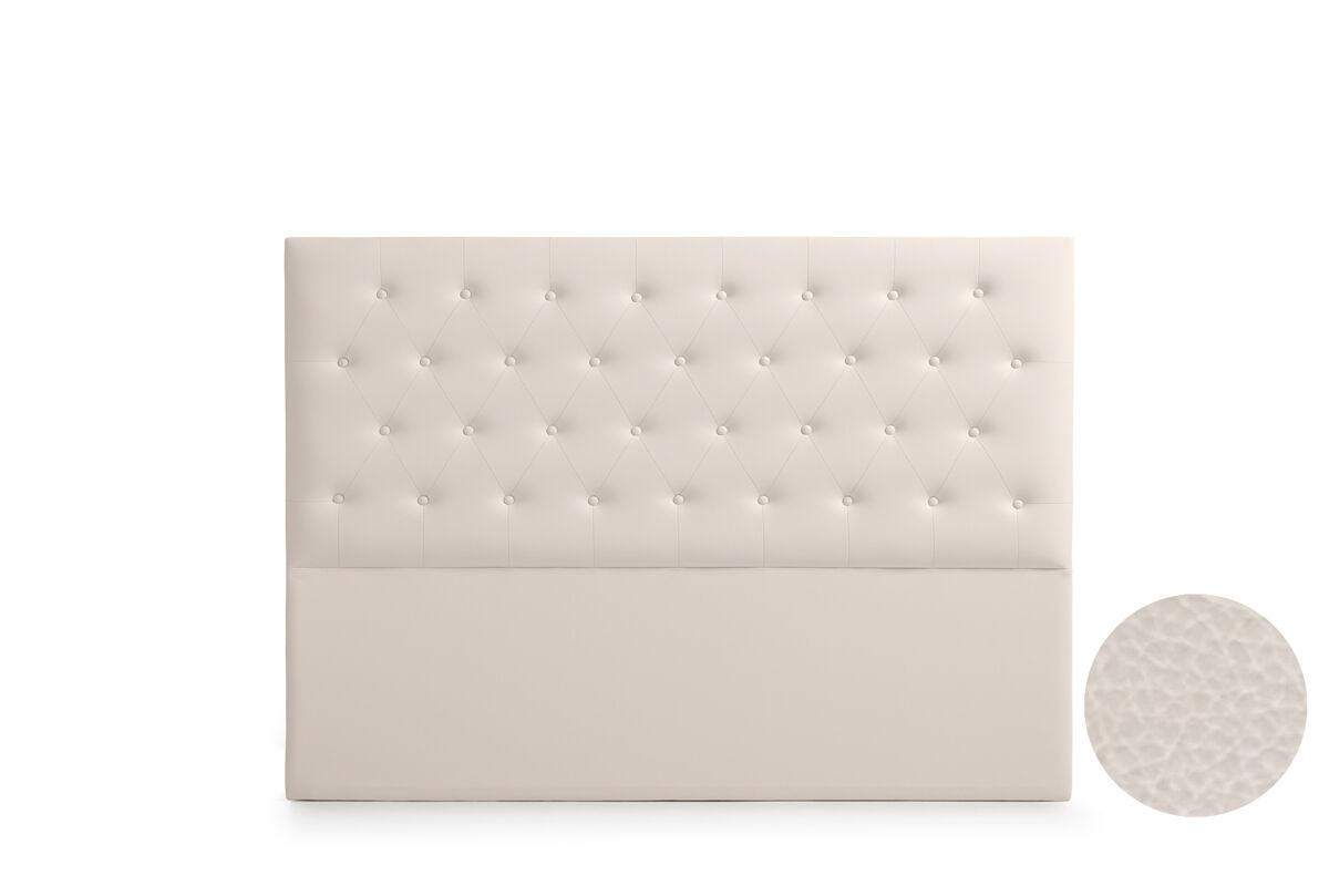 cabecero tapizado ferrara polipiel 90x120x8 cm - moonia