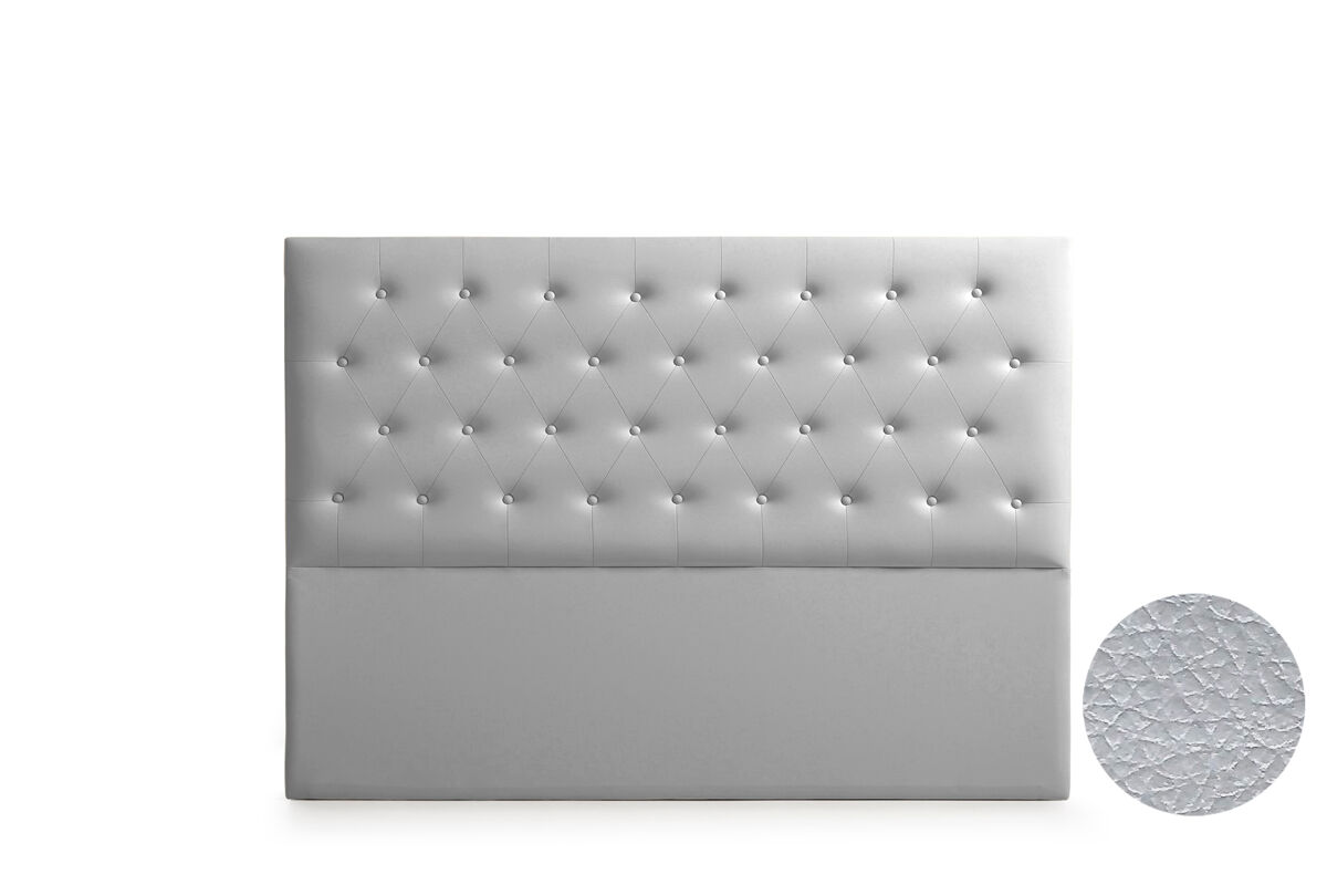 cabecero tapizado ferrara polipiel 170x120x8 cm - moonia