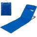Esterilla plegable con respaldo reclinable, cojín y bolsillo Aktive Esterilla plegable con respaldo reclinable, cojín y bolsillo Aktive Azul