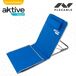 Esterilla plegable con respaldo reclinable, cojín y bolsillo Aktive Esterilla plegable con respaldo reclinable, cojín y bolsillo Aktive Azul