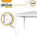 Cenador plegable poliéster UV50 Aktive Cenador plegable poliéster UV50 Aktive Blanco
