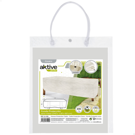 Cobertura impermeável para mesa de jardim 240x130x60 cm Aktive Garden