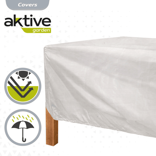 Cobertura impermeável para mesa de jardim 240x130x60 cm Aktive Garden