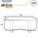 Funda protectora para mesa Aktive Garden Funda protectora para mesa Aktive Garden Blanco